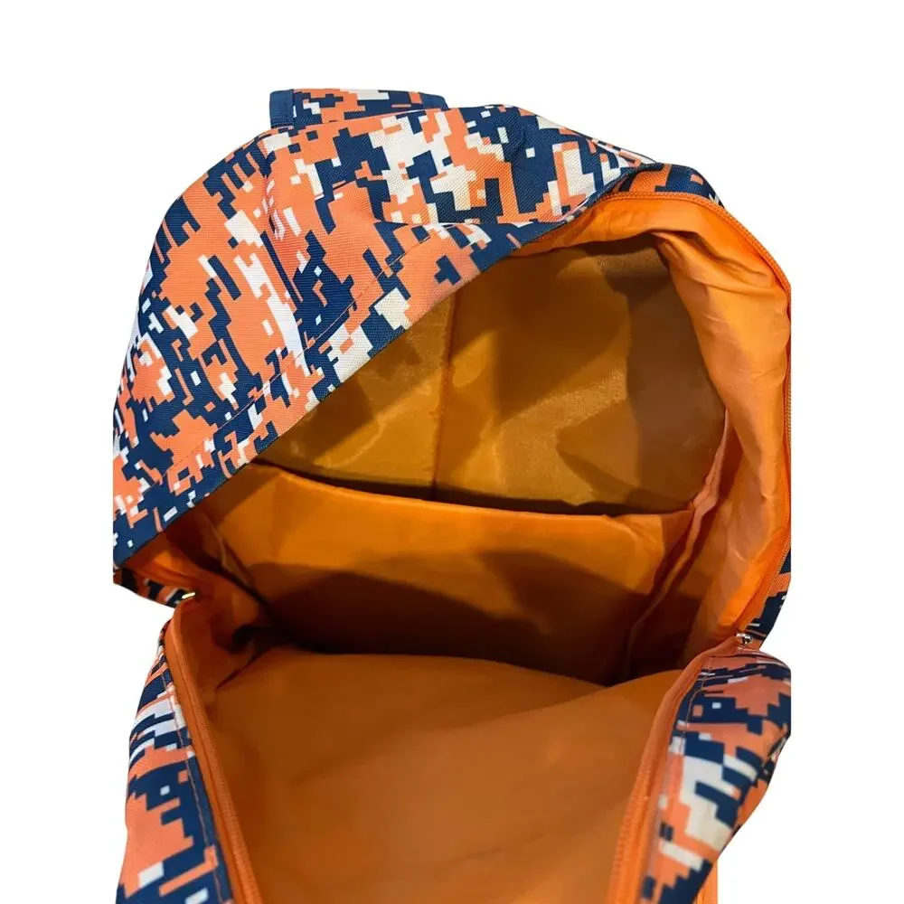 Apex Leadership Co backpack Pixel Blue/Orange Large